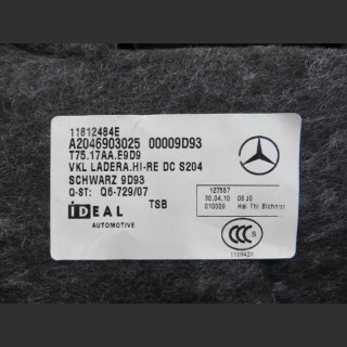 Mercedes S204 C Kombi Verkleidung Kofferraum seitlich rechts A 2046903025 (174