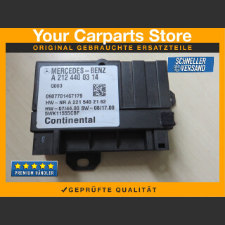 Mercedes W212 Steuergerät Kraftstoffpumpe 2124400314