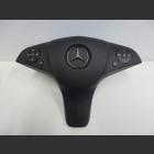 Mercedes C W204 Lenkrad Lederlenkrad Schwarz Schaltwippen Airbag A2044603303 A0008605702 (202