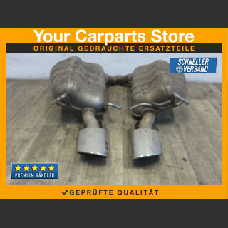Mercedes C W204 S204 320 CDI Auspuff Duplex rechts links Endschalldämpfer 2044909621 2044909521 (W