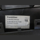 Mercedes C W203 Fonddüse Luftdüse hinten Lüftungsgitter A2038300454 (210