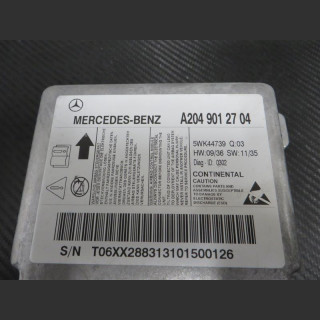 Mercedes W204 S204 SRS Steuergerät Airbag Airbagsteuergerät 2049012704